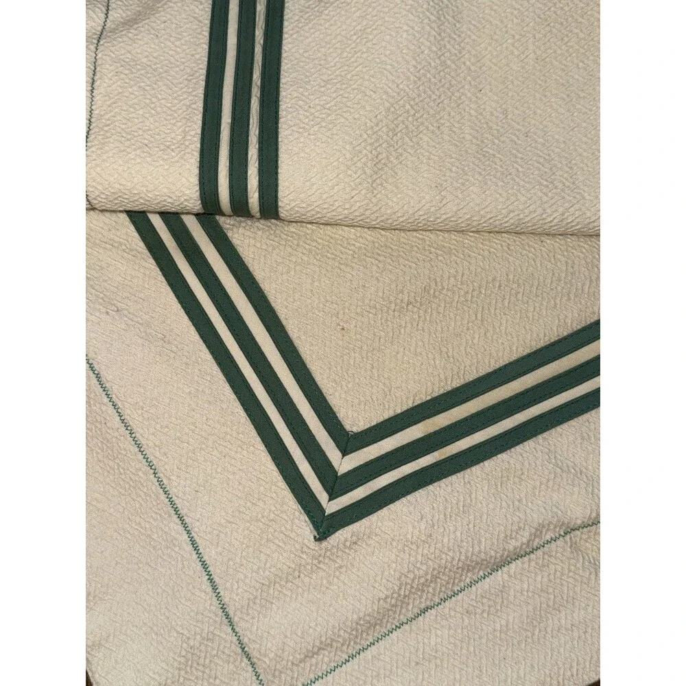 JANE WILNER Pair 2 Pillow Shams Haute Couture Linens 3 Band Tape W/ Flange